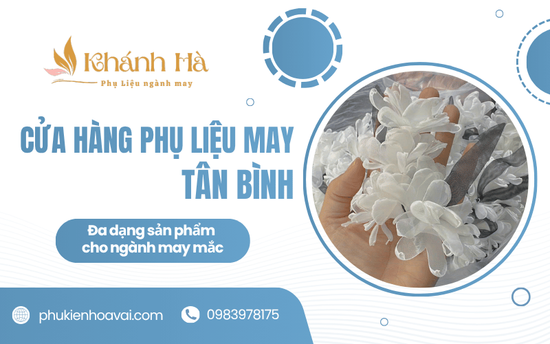 cửa hàng phụ liệu may Tân Bình